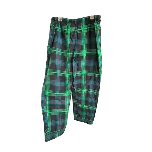 WonderShop Men XXL  Pajama Pant Green Cotton Plaid Preppy Classic Traditional - Picture 1 of 10